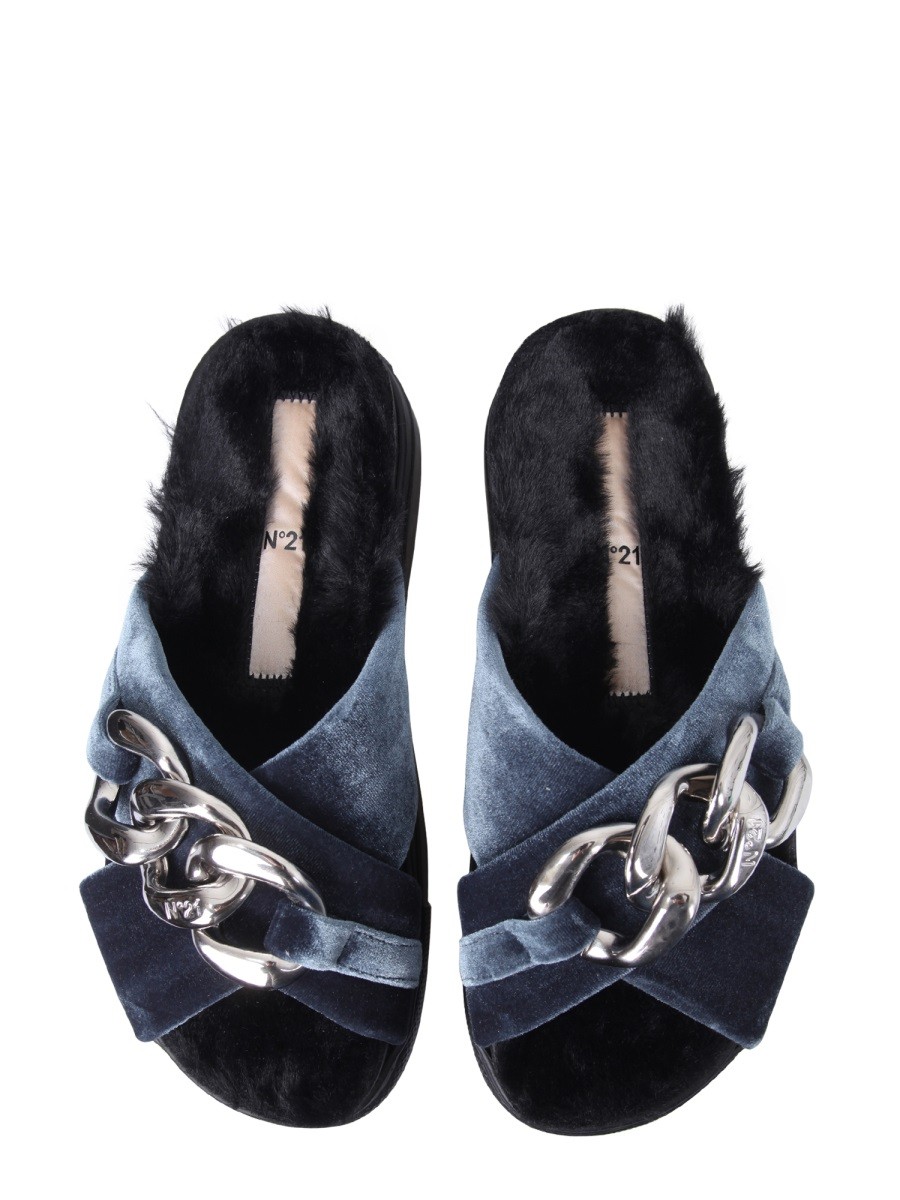 N°21 SANDALS WITH OVERSIZED CHAIN - Image 2