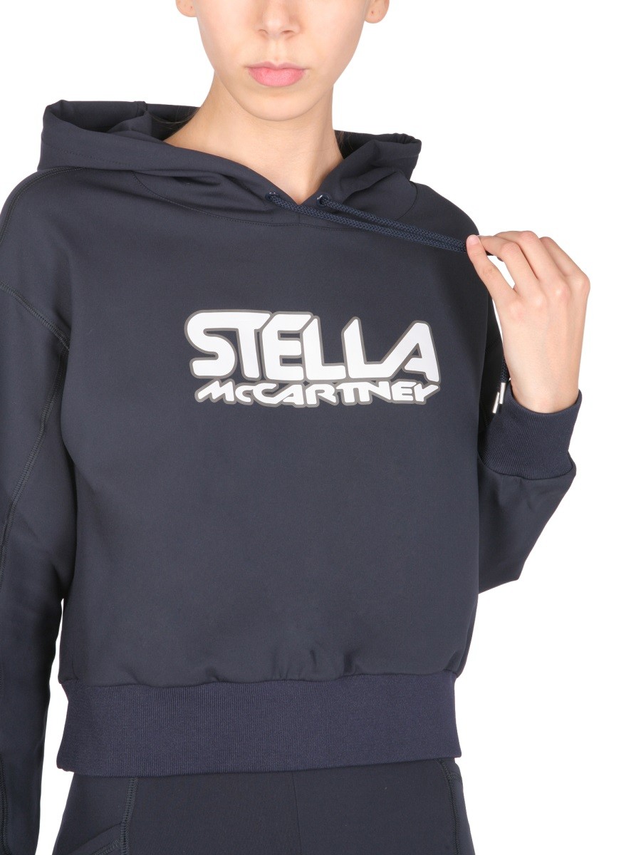stella mccartney SCUBA SWEATSHIRT WITH LOGO - Image 4