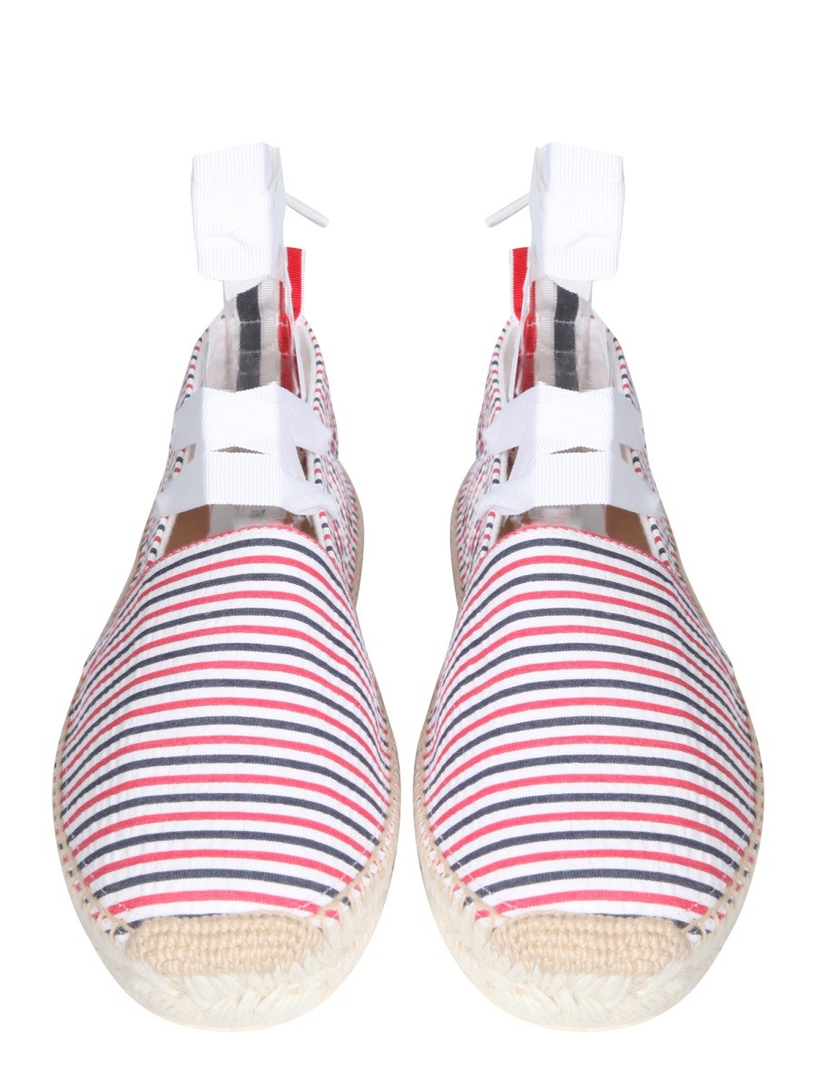 THOM BROWNE SEERSUCKER COTTON ESPADRILLES - Image 2