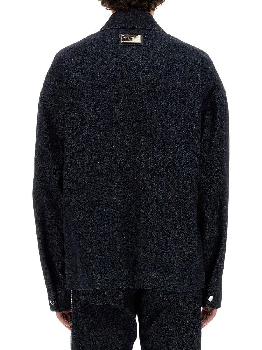 Dolce & Gabbana - SELVEDGE DENIM BLOUSON - Image 3