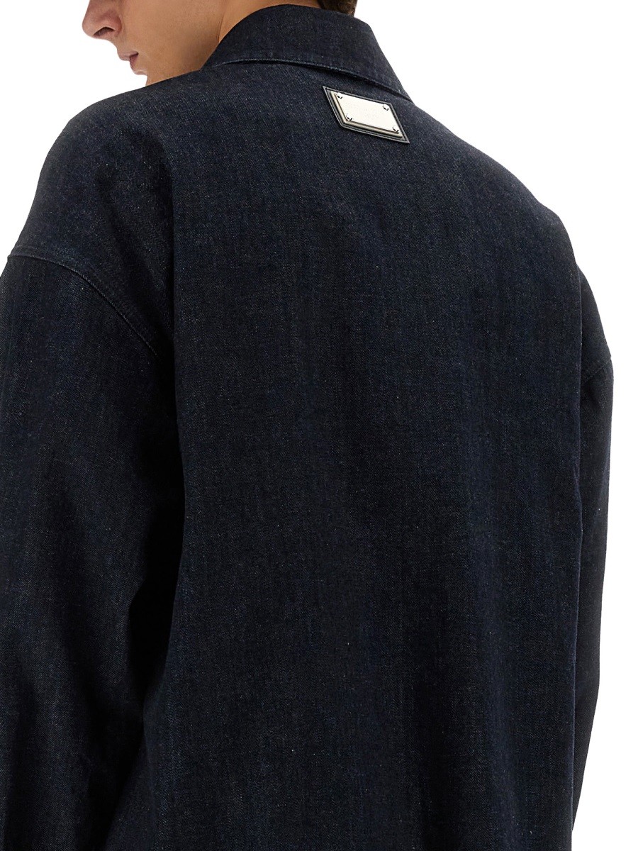 Dolce & Gabbana - SELVEDGE DENIM BLOUSON - Image 4