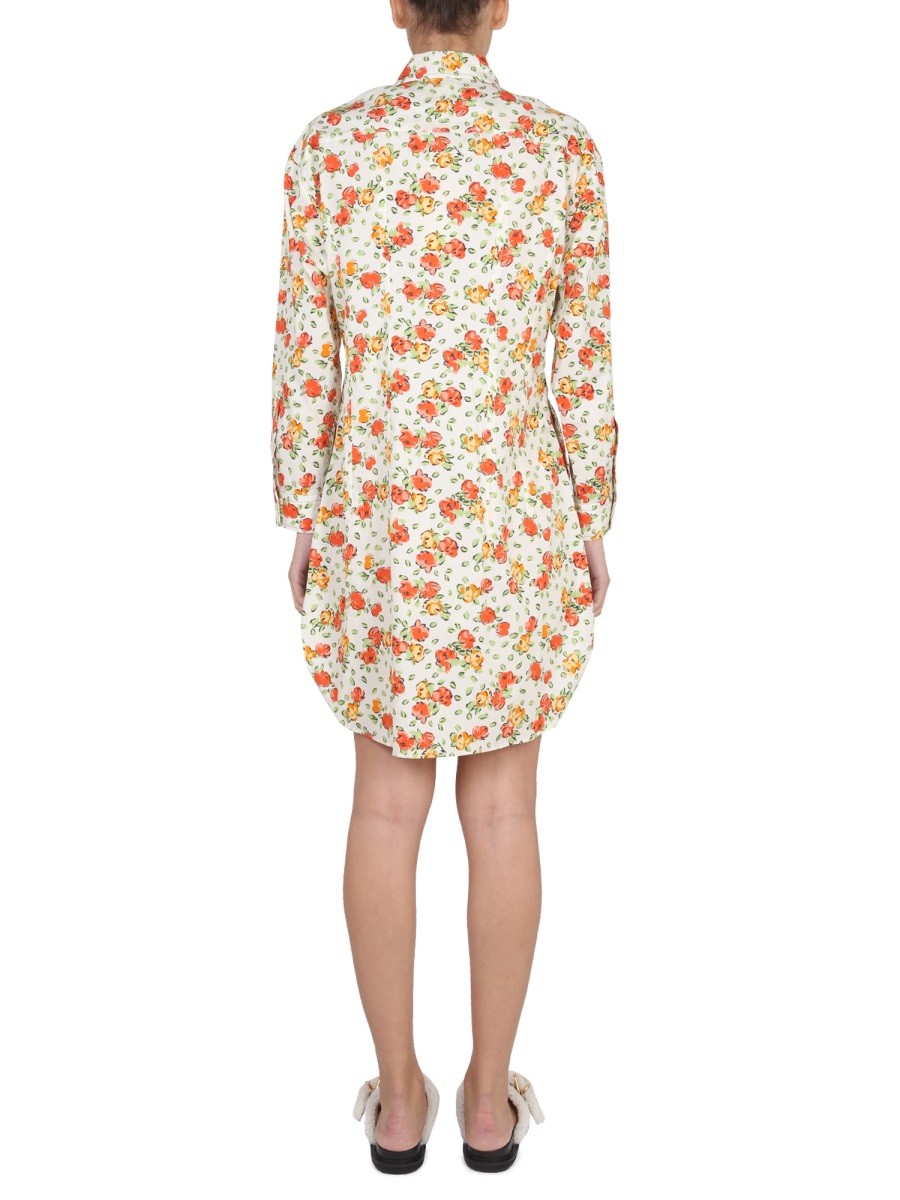 Marni - SHIRT DRESS WITH FLORAL PATTERN - Image 3