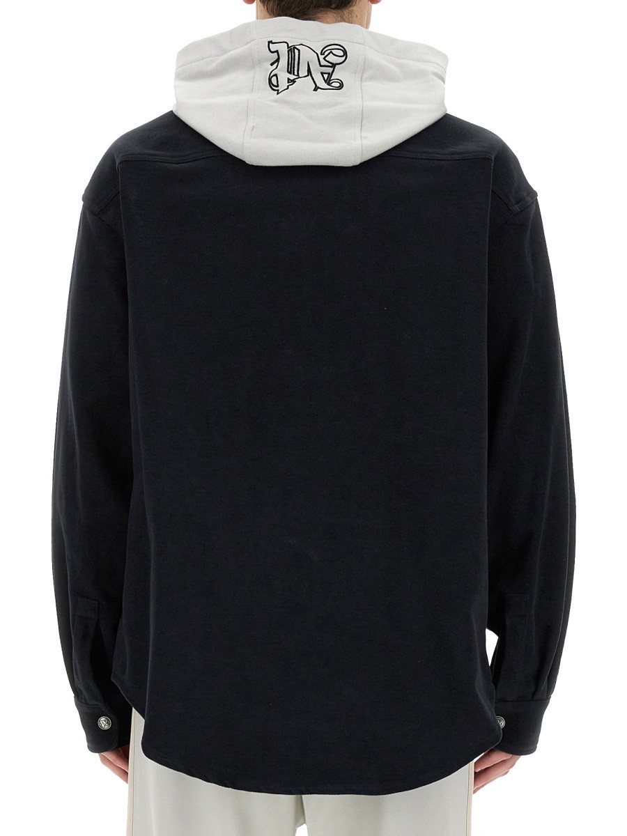 Palm Angels - SHIRT-JACKET WITH MONOGRAM - Image 3