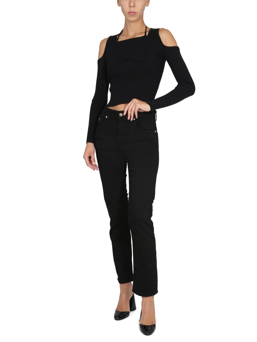 Versace Jeans Couture - SHIRT WITH BARE SHOULDERS - Image 2