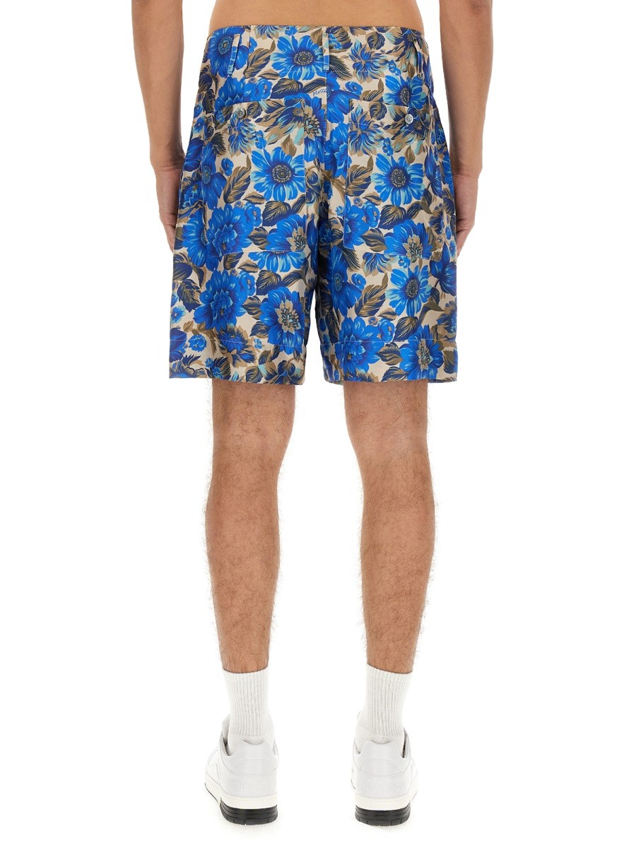 Moschino - SHORT ALL OVER BLUE FLOWER - Image 4