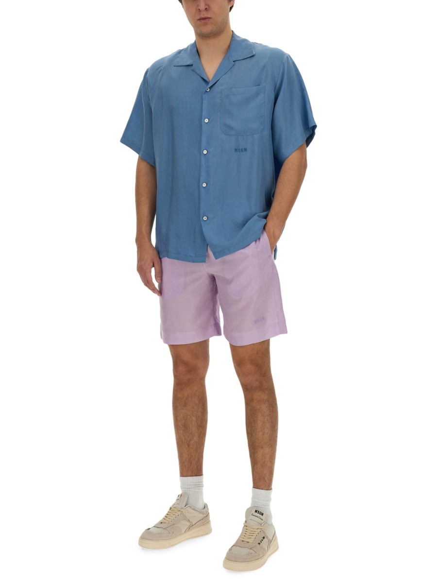 msgm - SHORT WITH LOGO - Image 2