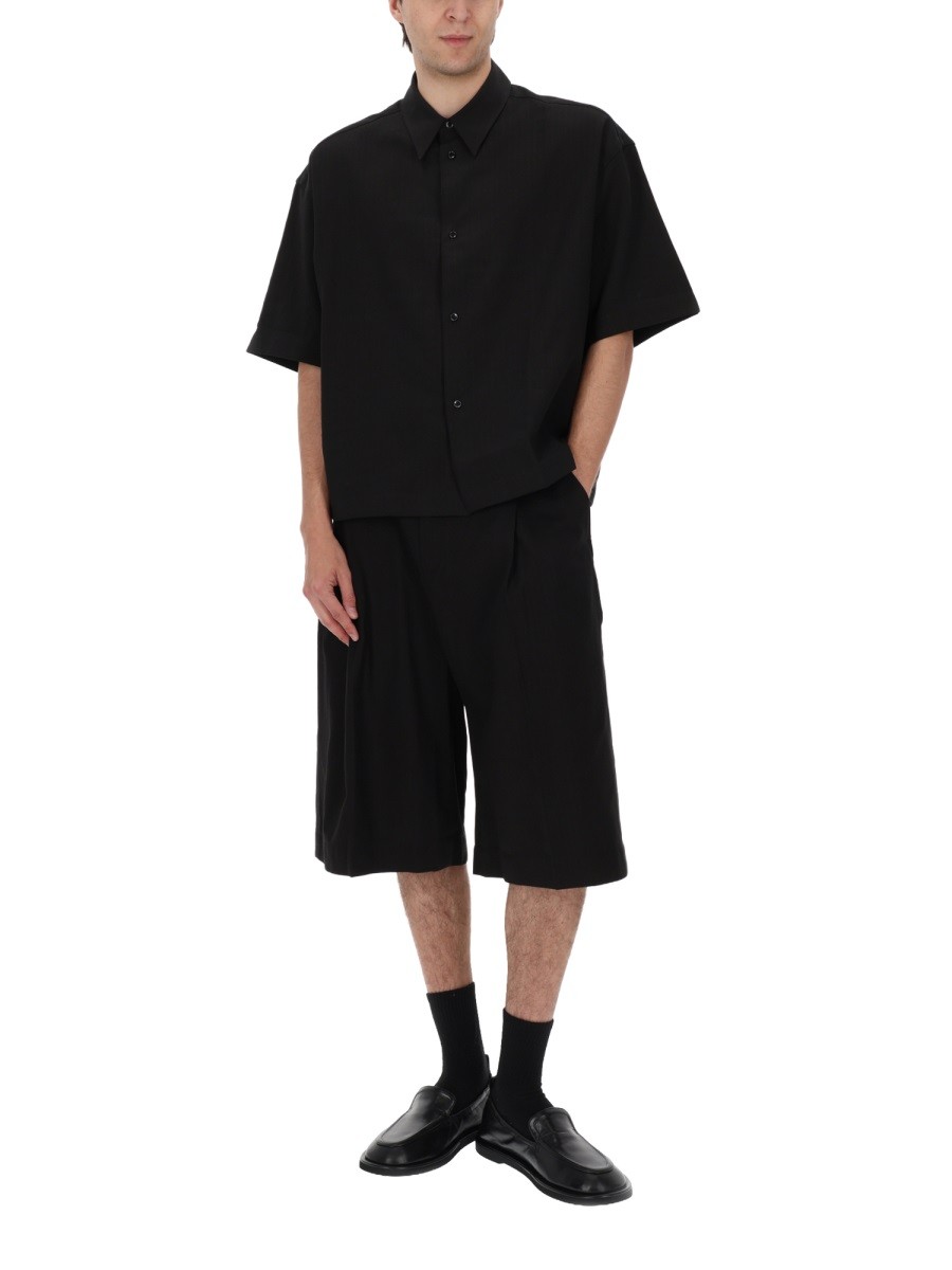 SHORTS IN COTONE MISTO LINO - Image 2