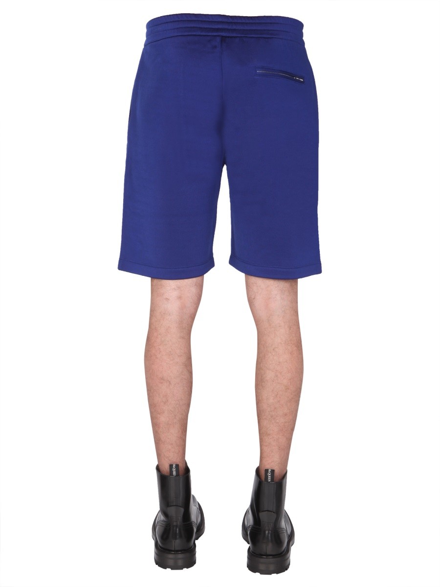 Alexander Mcqueen SHORTS WITH EMBROIDERED LOGO - Image 4
