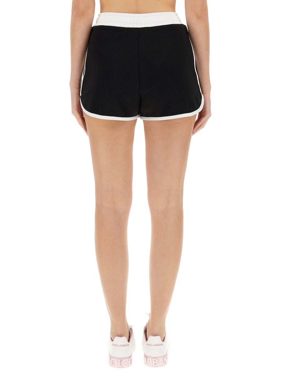 Dolce & Gabbana - SHORTS WITH LOGO EMBROIDERY - Image 4