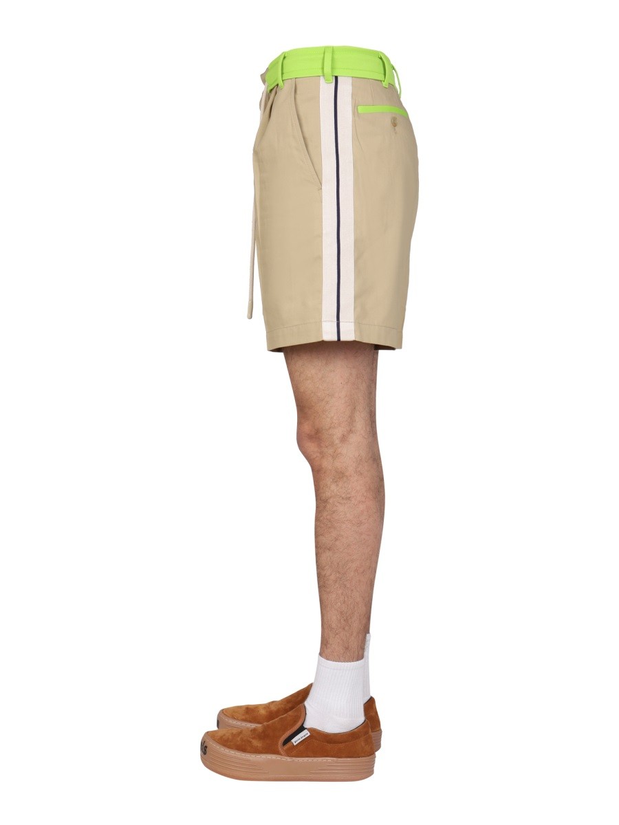 Palm Angels - SIDE BAND BERMUDA SHORTS - Image 3