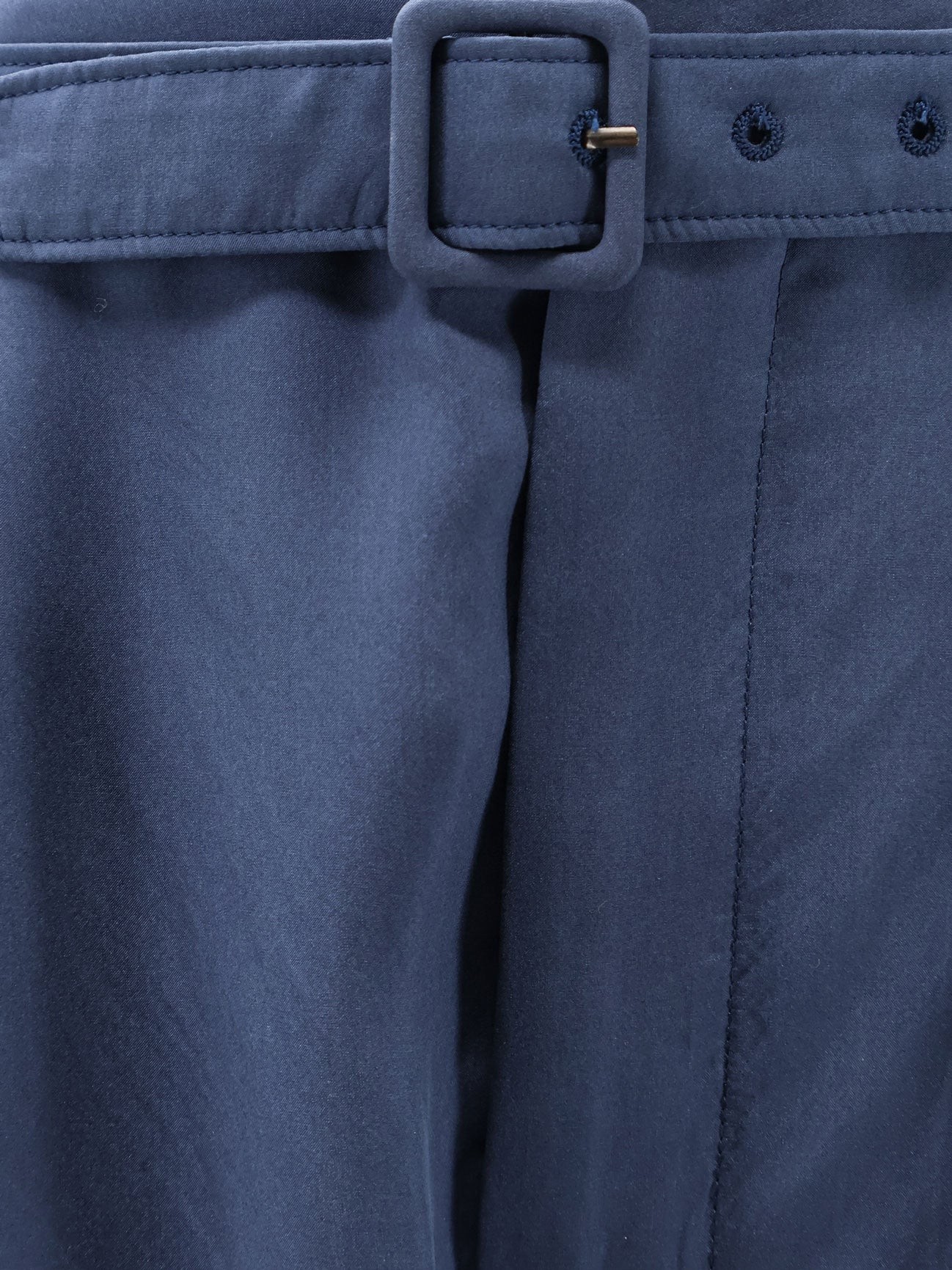 Silk trousers with belt - Image 5