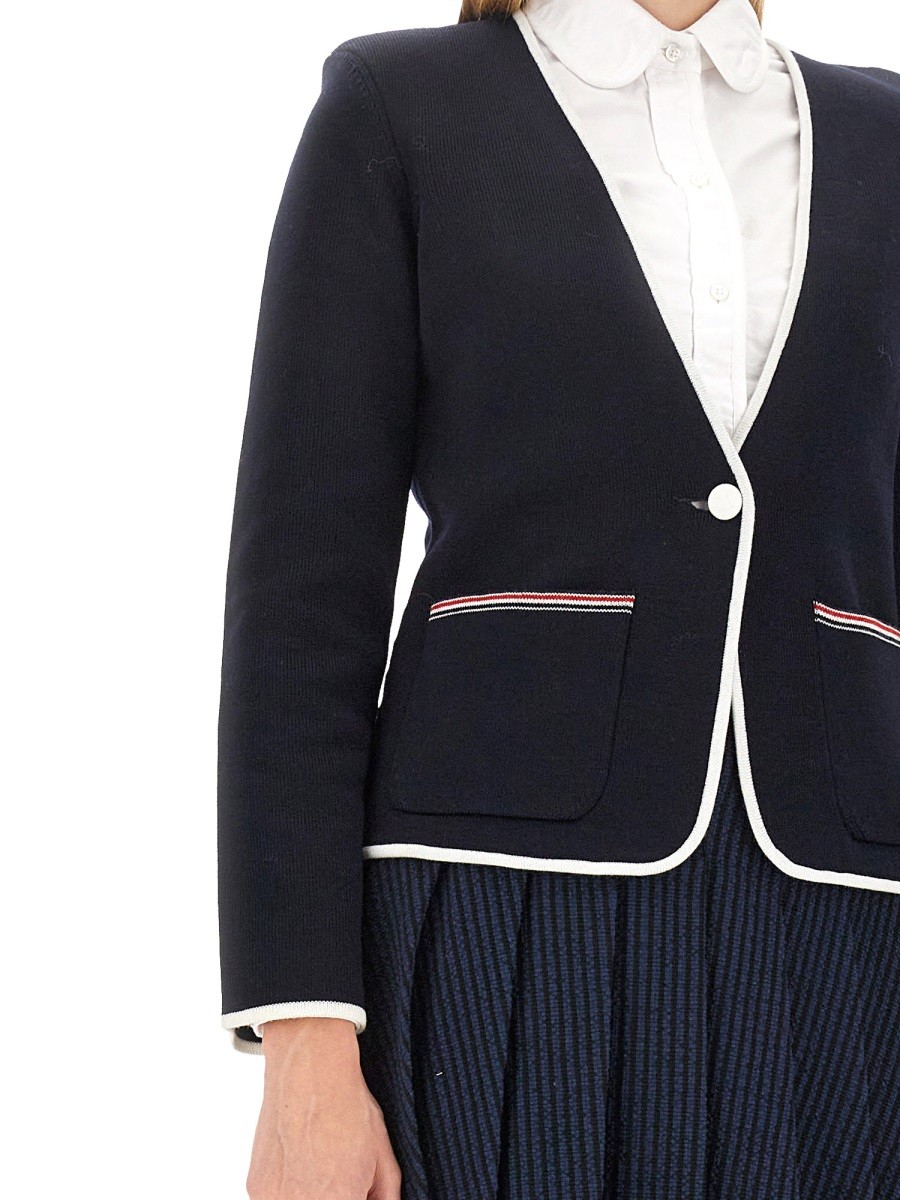 THOM BROWNE - SINGLE-BREASTED JACKET - Image 4