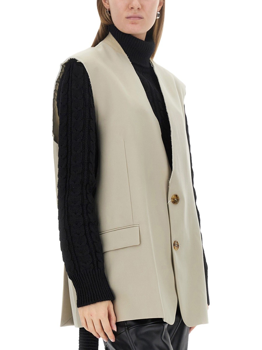 MM6 MAISON MARGIELA - SINGLE-BREASTED VEST - Image 4