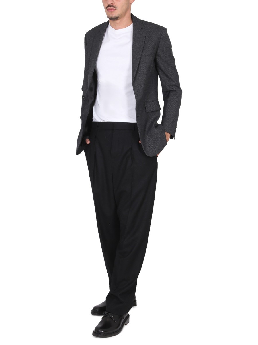 ASPESI - SINGLE-BREASTED VIRGIN WOOL JACKET - Image 2