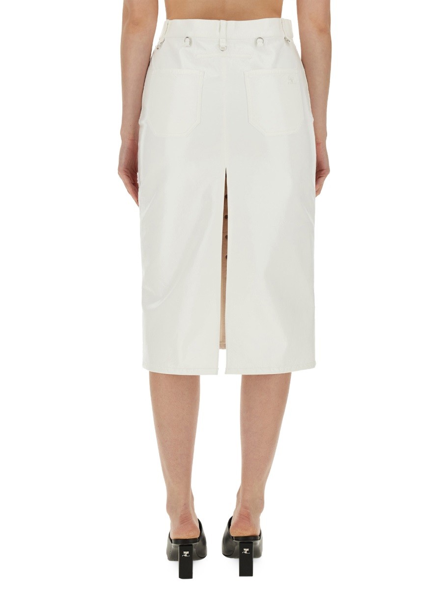 COURREGES - SKIRT WITH BUTTONS - Image 3