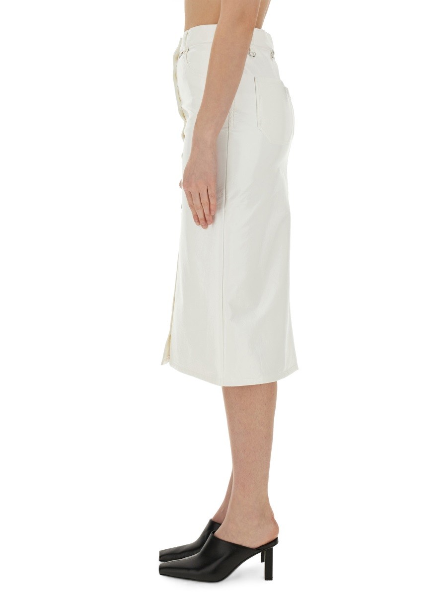 COURREGES - SKIRT WITH BUTTONS - Image 4