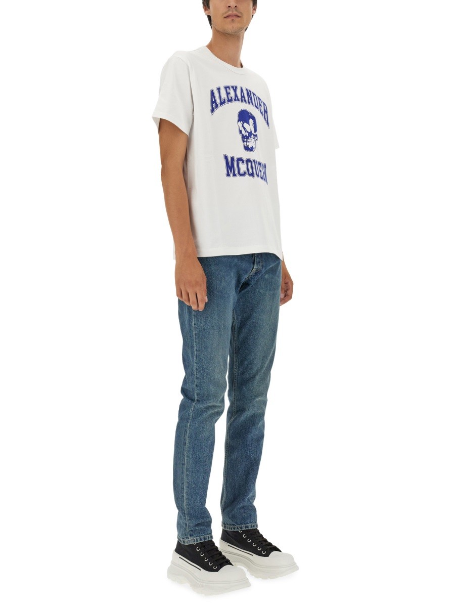 Alexander Mcqueen - SKULL LOGO T-SHIRT - Image 2