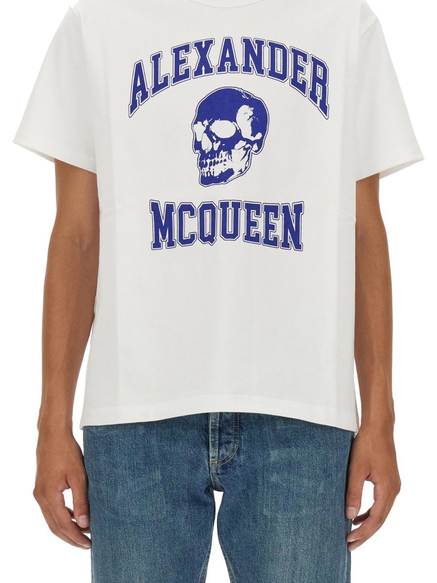 Alexander Mcqueen - SKULL LOGO T-SHIRT - Image 4