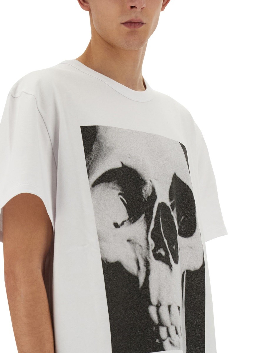 Alexander Mcqueen - SKULL PRINT T-SHIRT - Image 4