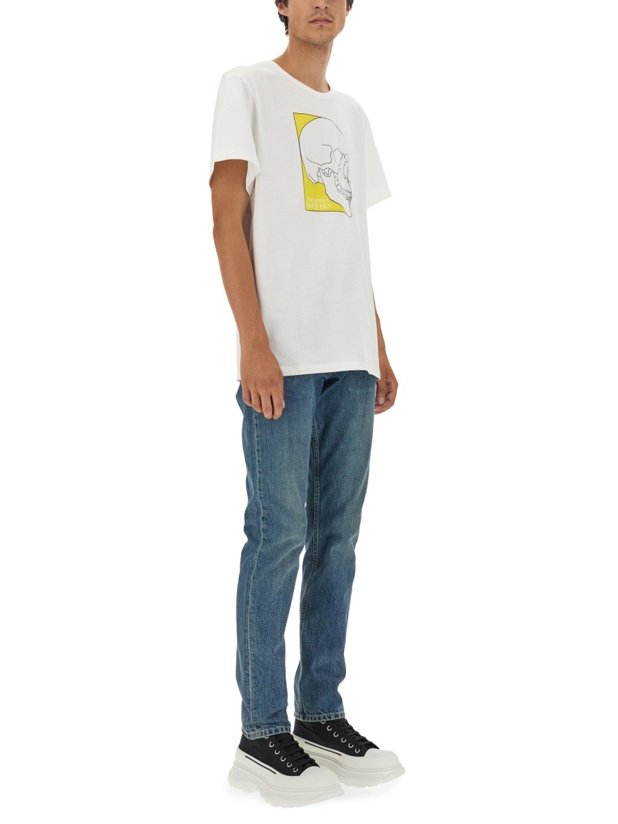 Alexander Mcqueen - SKULL PRINT T-SHIRT - Image 2