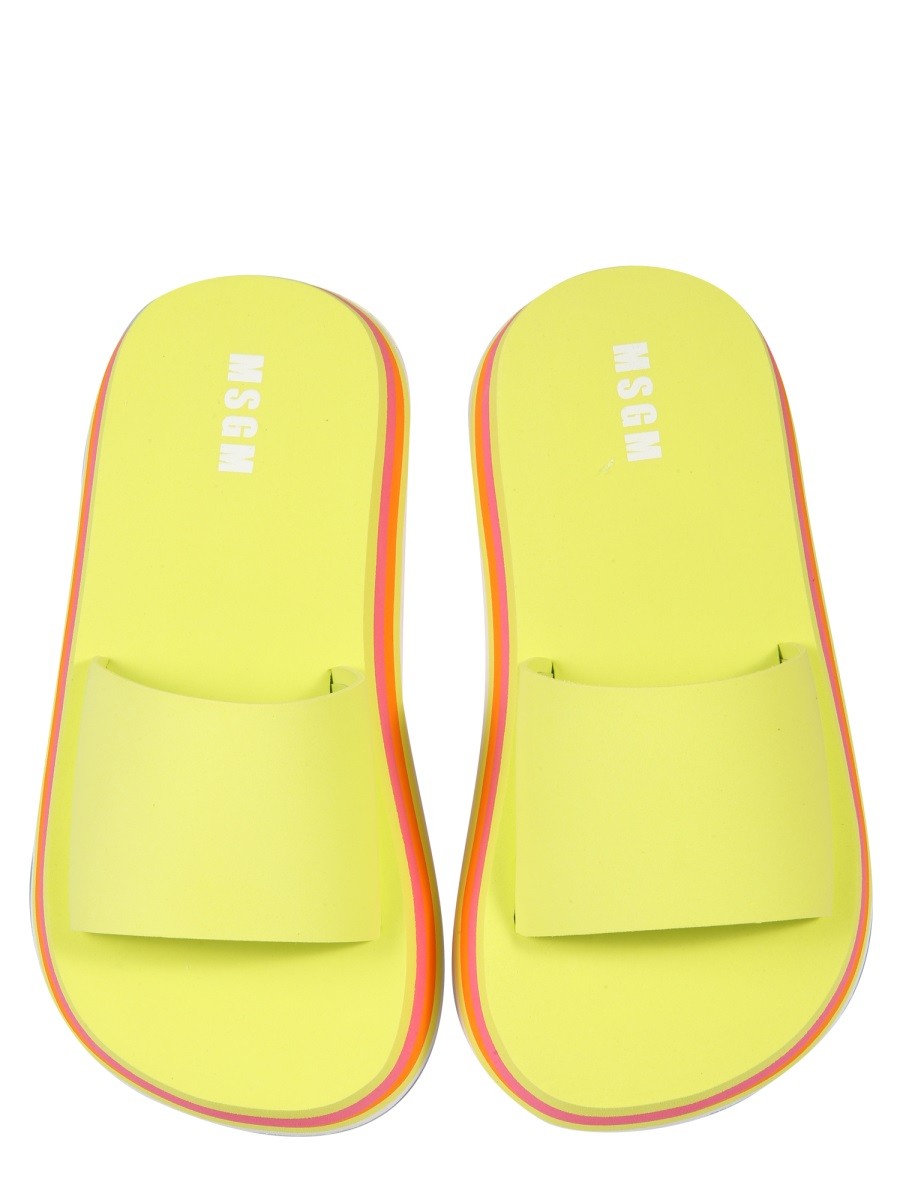 msgm - SLIDE PLATFORM SANDALS - Image 2