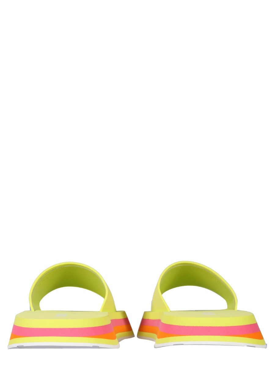 msgm - SLIDE PLATFORM SANDALS - Image 3