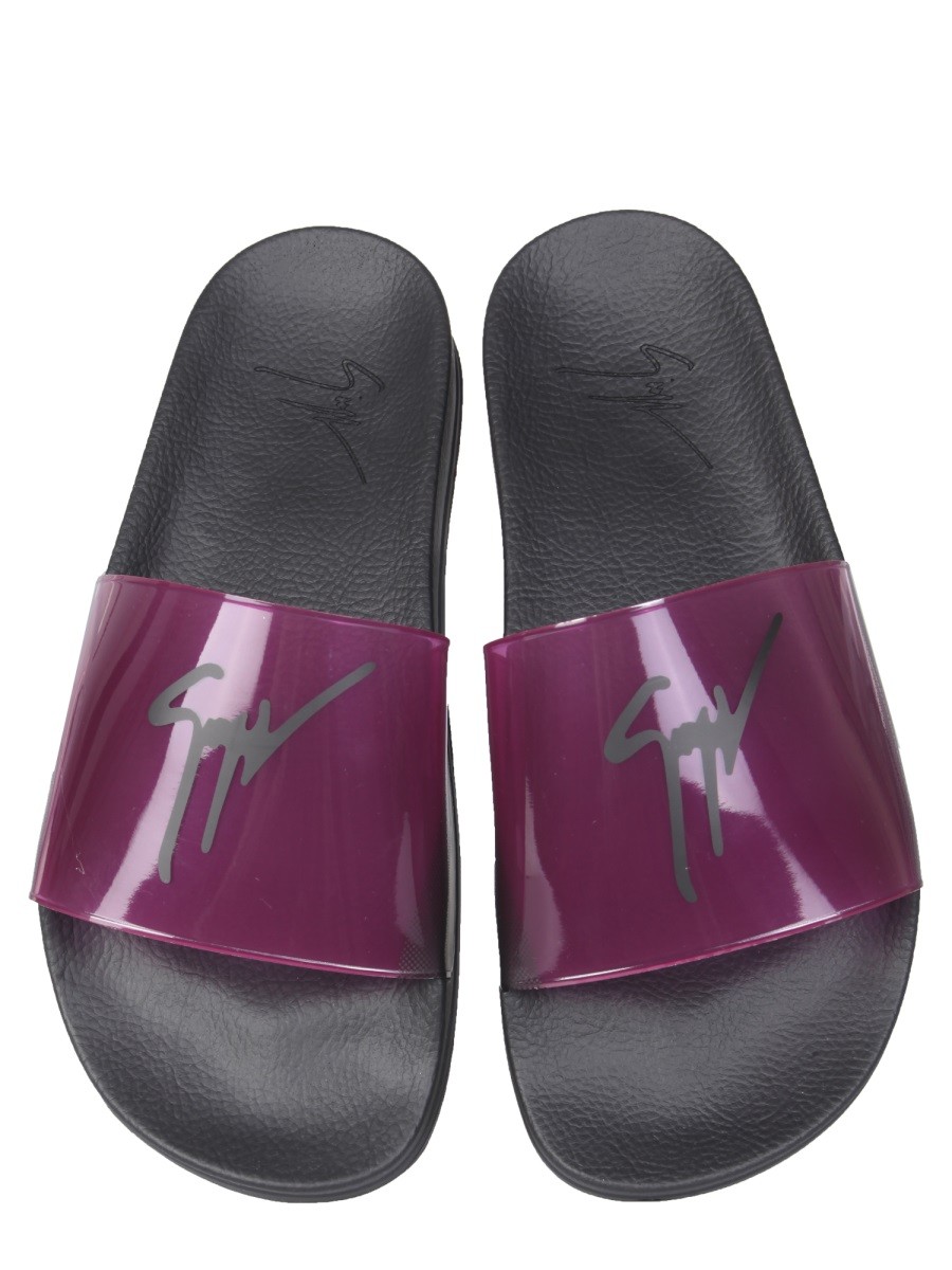Giuseppe Zanotti - SLIDE SANDALS WITH LOGO - Image 2