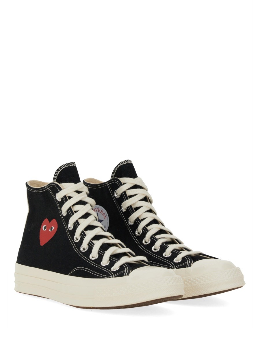 COMME DES GARCONS PLAY CONVERSE - SNEAKER WITH LOGO - Image 2