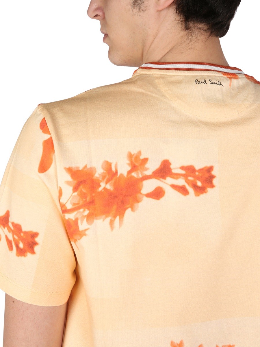 PAUL SMITH - STEM FLORAL T-SHIRT - Image 4
