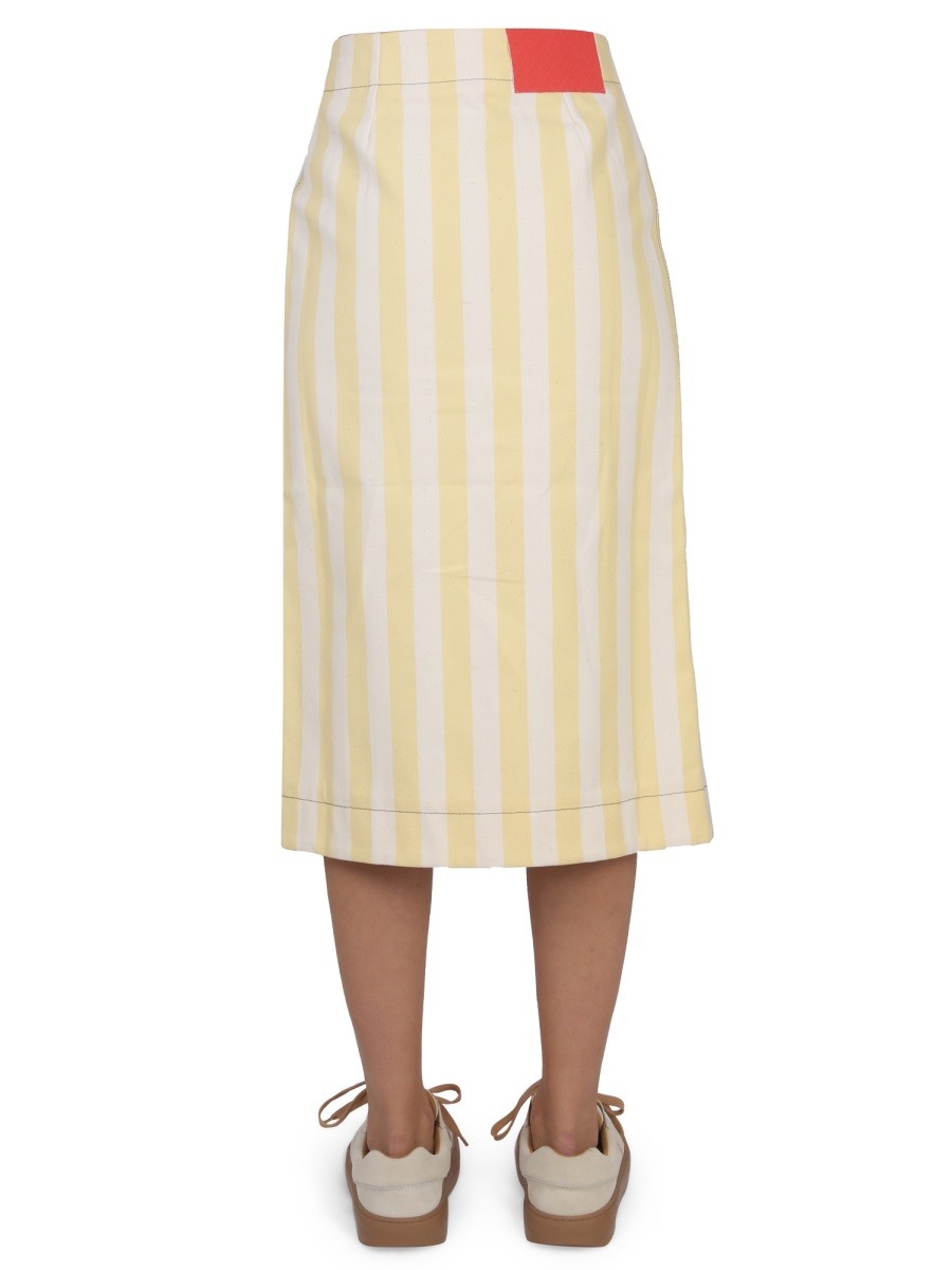 SUNNEI - STRIPED PATTERN SKIRT - Image 4