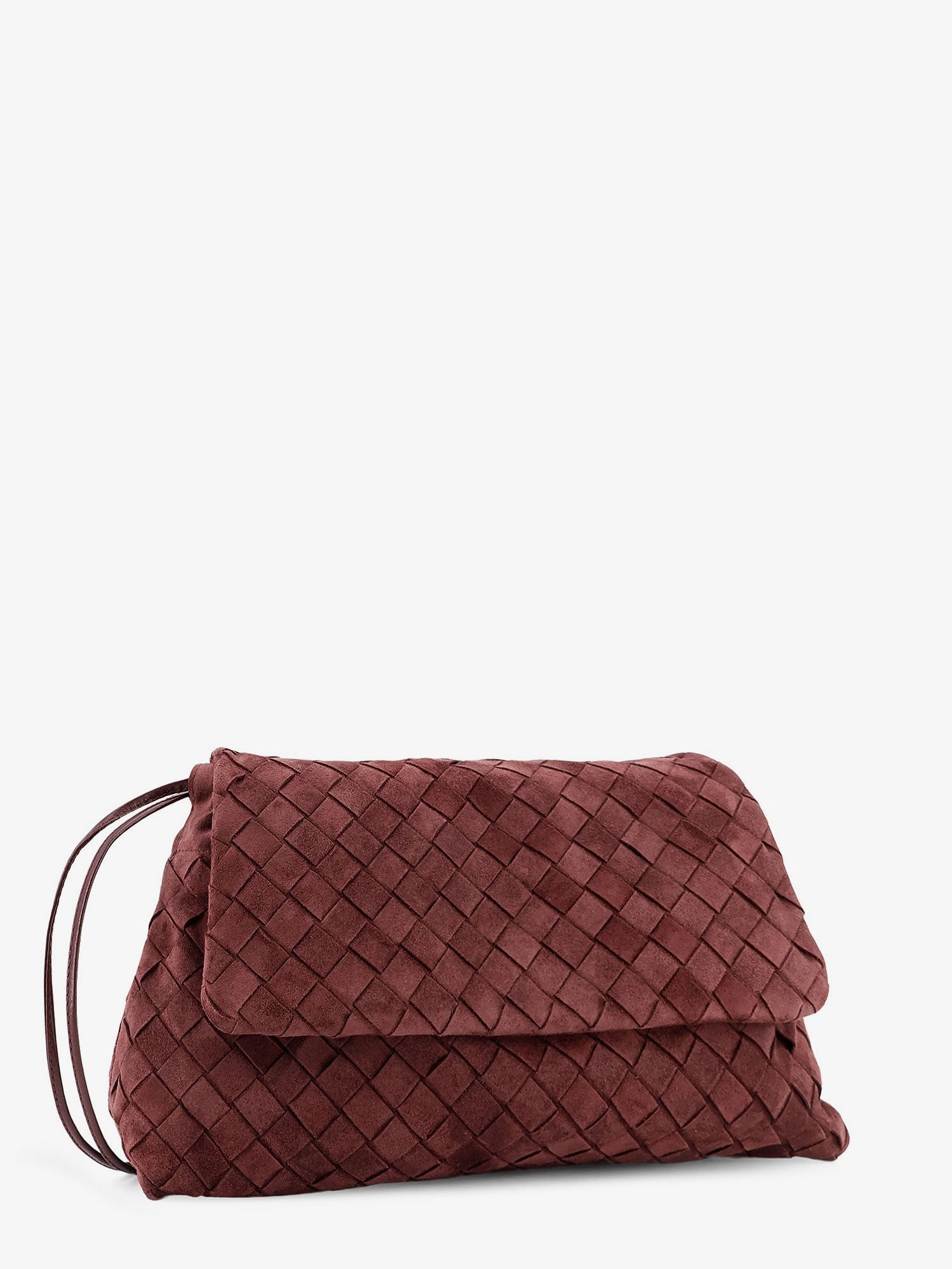 Suede Giorno crossbody bag with Intrecciato motif - Image 3