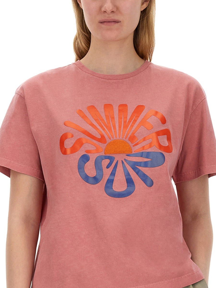 PS BY PAUL SMITH - SUMMER SUN PRINT T-SHIRT - Image 4