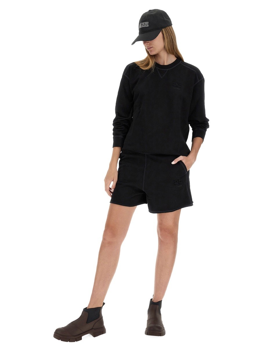 GANNI - SWEAT SHORTS. - Image 2