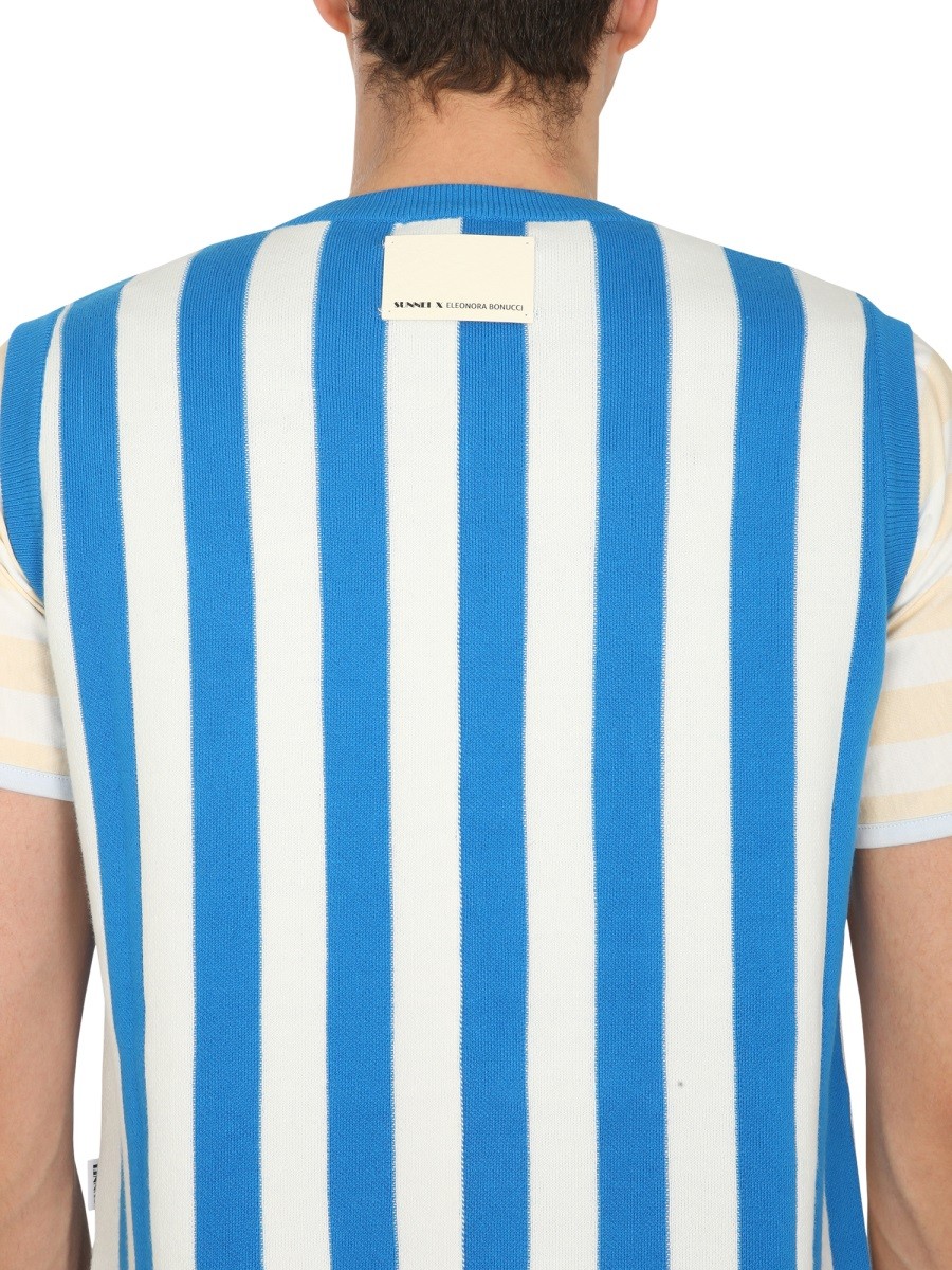 SUNNEI X ELEONORA BONUCCI - SWEATER WITH STRIPED PATTERN - Image 4