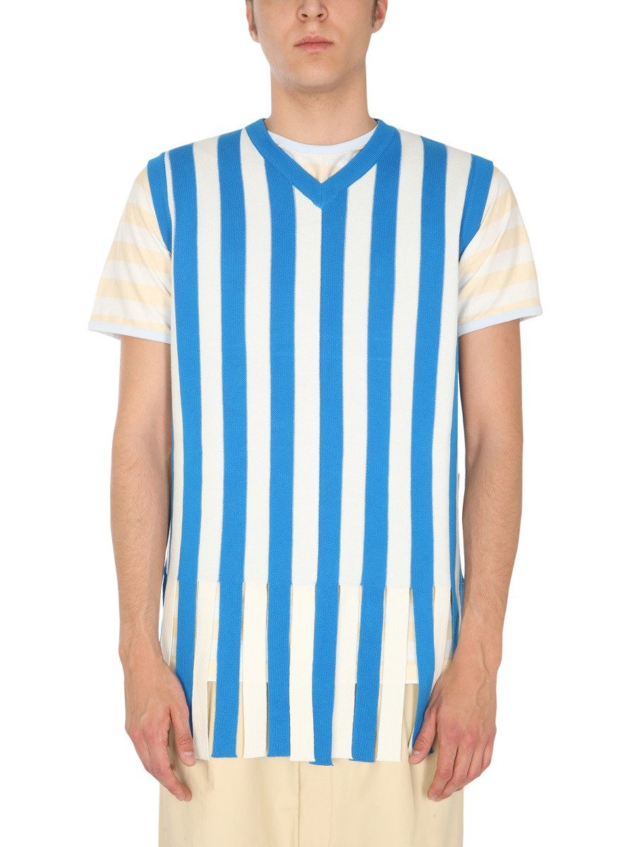 SUNNEI X ELEONORA BONUCCI SWEATER WITH STRIPED PATTERN