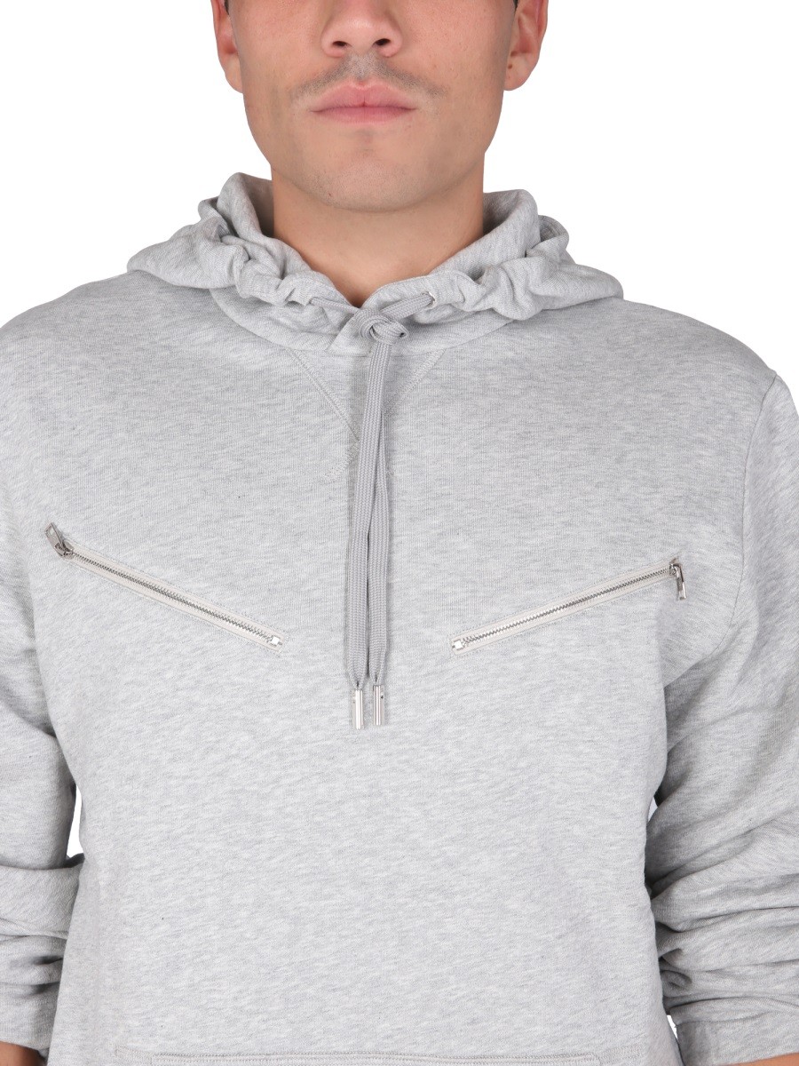 Alexander Mcqueen SWEATSHIRT WITH EMBROIDERED SKULL - Image 4