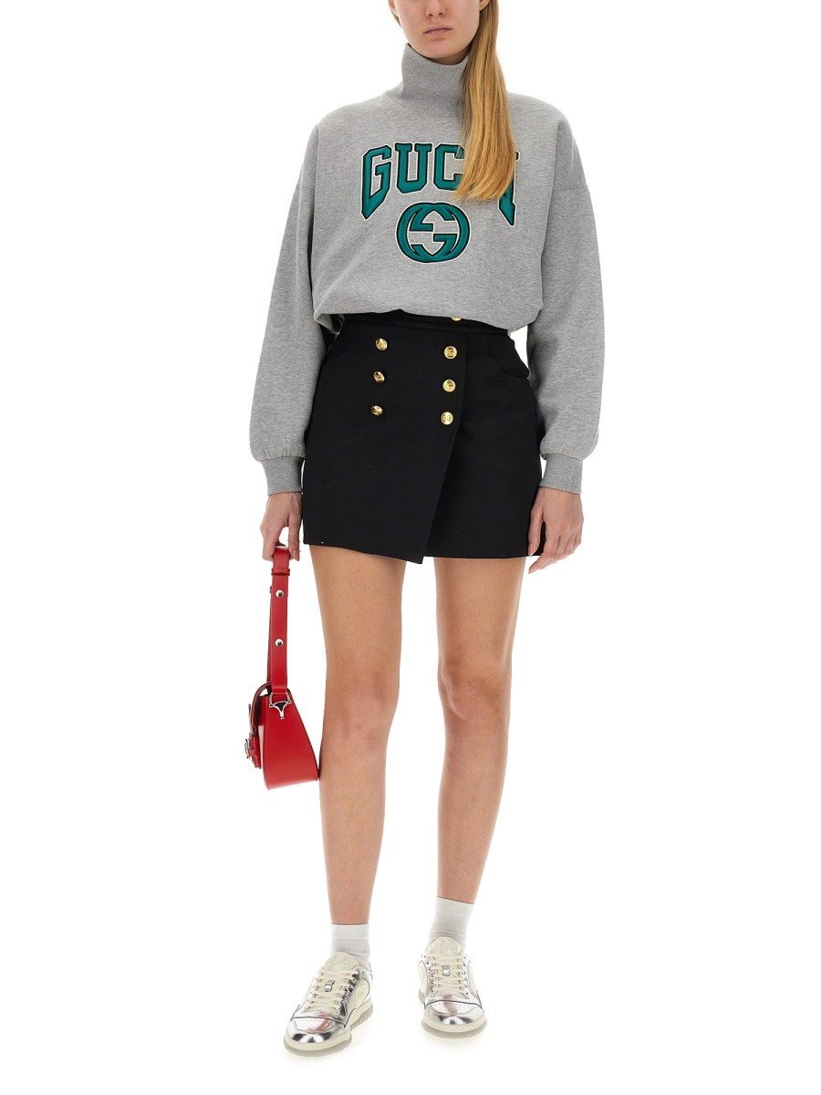 Gucci - SWEATSHIRT WITH EMBROIDERY - Image 2