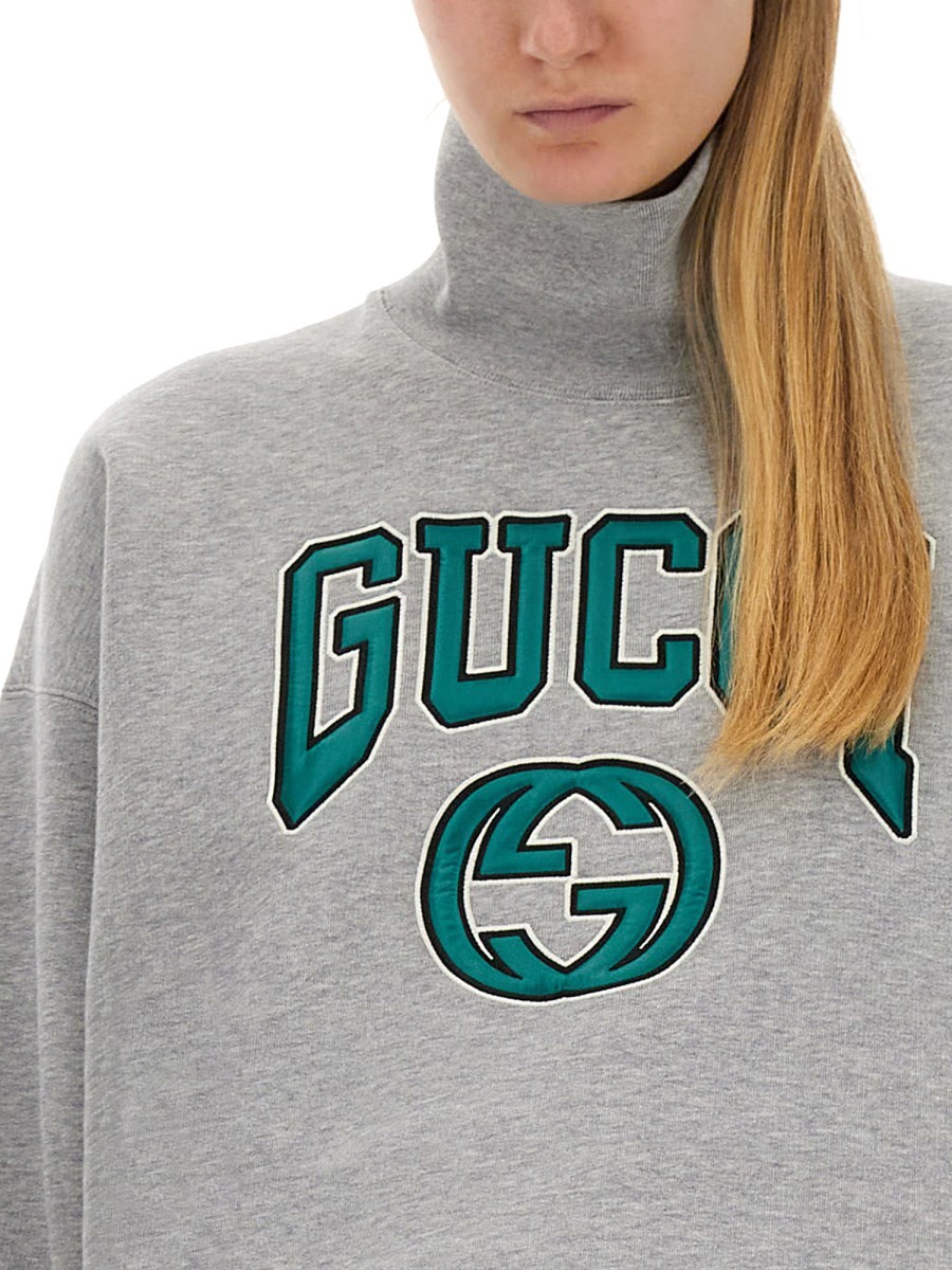 Gucci - SWEATSHIRT WITH EMBROIDERY - Image 4