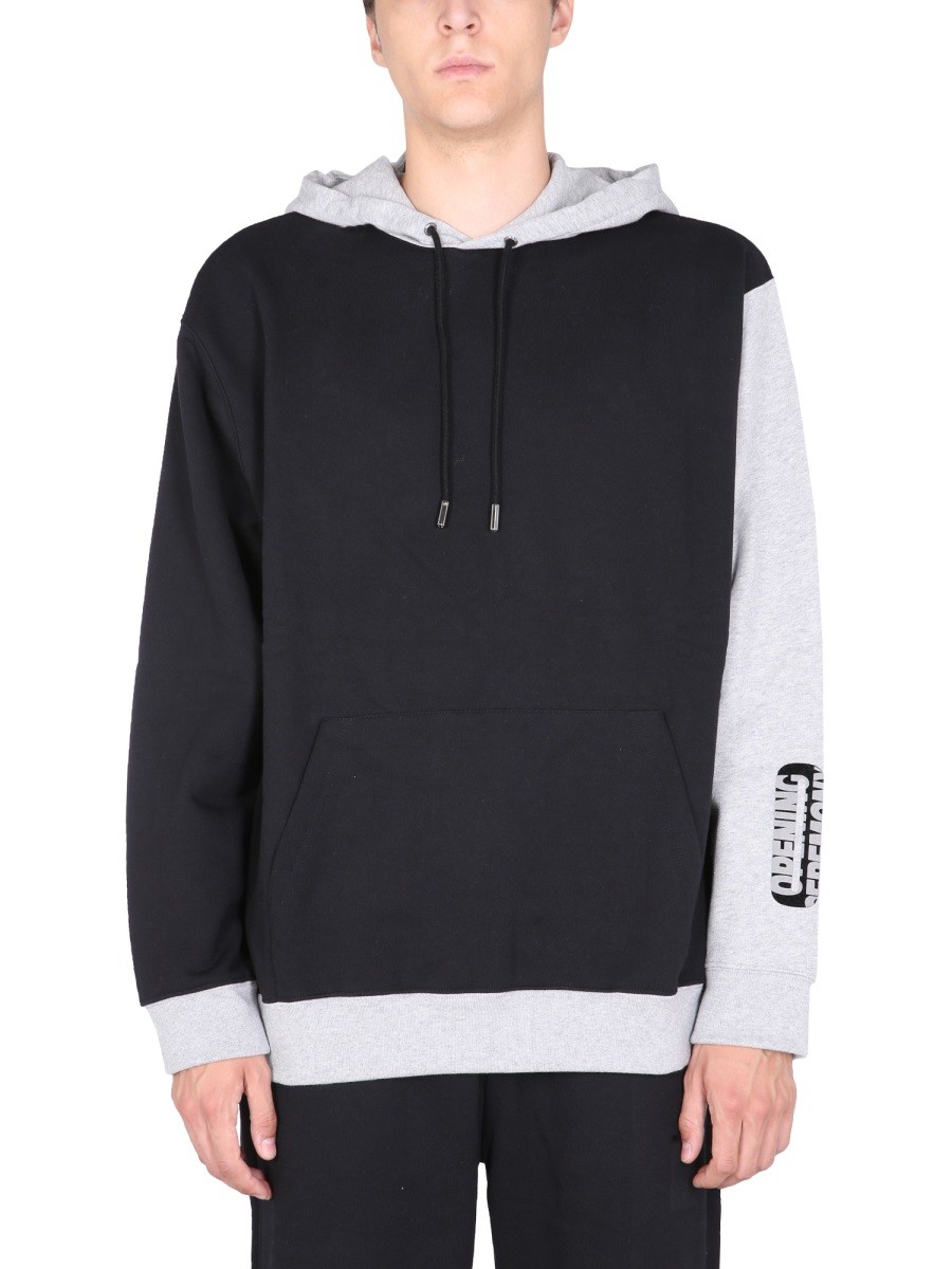 OPENING CEREMONY SWEATSHIRT WITH FLOCKED LOGO