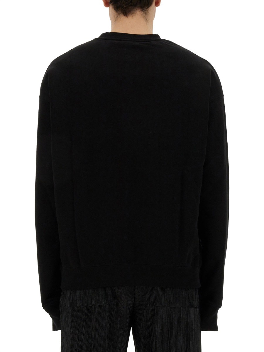 FAMILY FIRST - SWEATSHIRT WITH HEART EMBROIDERY - Image 3