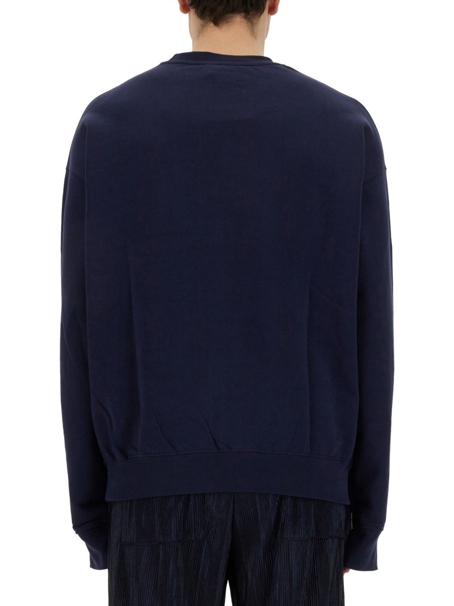 FAMILY FIRST - SWEATSHIRT WITH HEART EMBROIDERY - Image 3