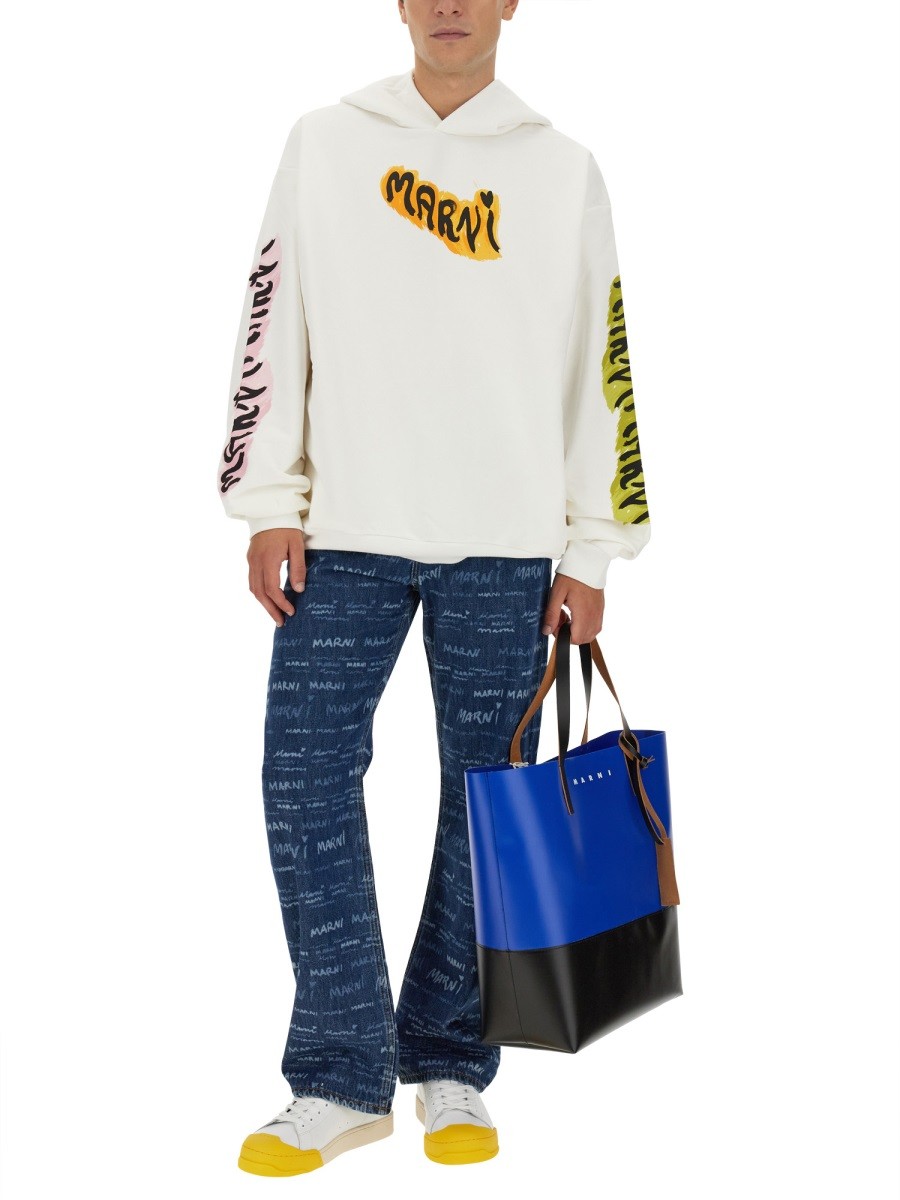 Marni - SWEATSHIRT WITH LOGO - Image 2