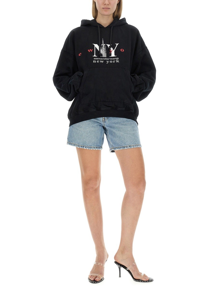 Alexander Wang - SWEATSHIRT WITH LOGO - Image 2