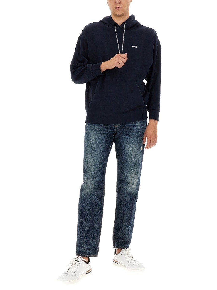 Boss - SWEATSHIRT WITH LOGO - Image 2