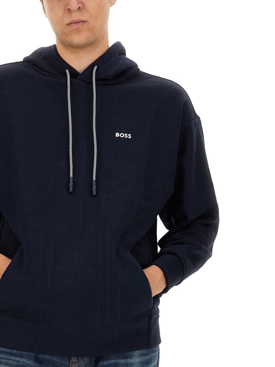 Boss - SWEATSHIRT WITH LOGO - Image 4