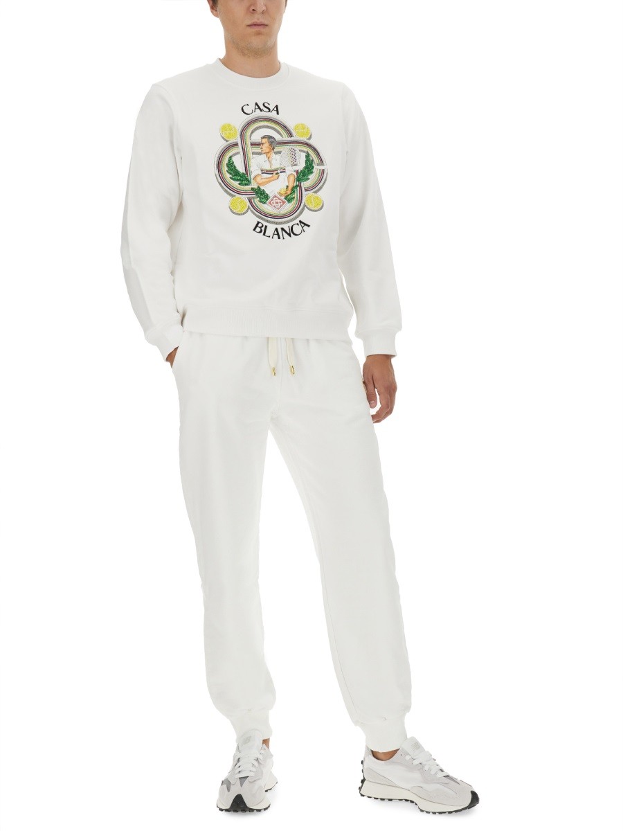 CASABLANCA - SWEATSHIRT WITH LOGO - Image 2