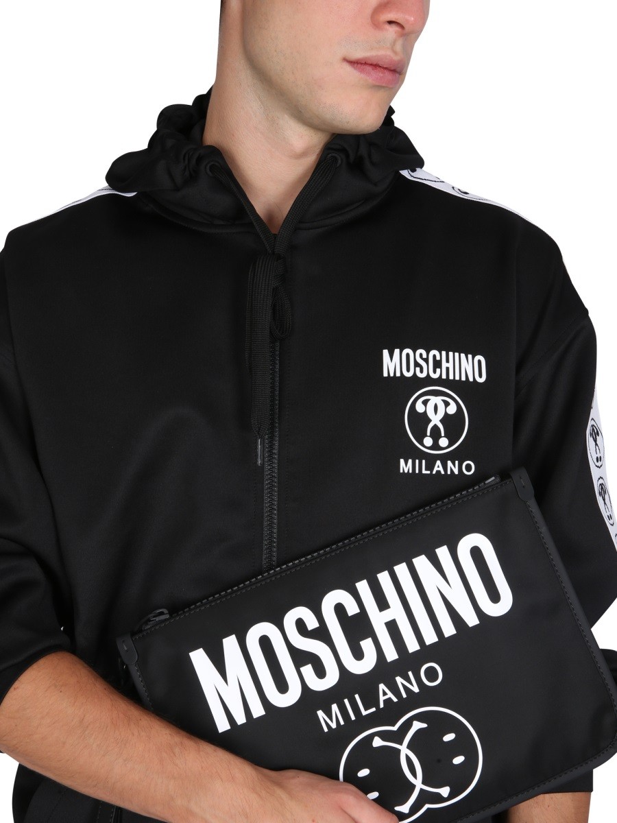 Moschino - SWEATSHIRT WITH LOGO - Image 4
