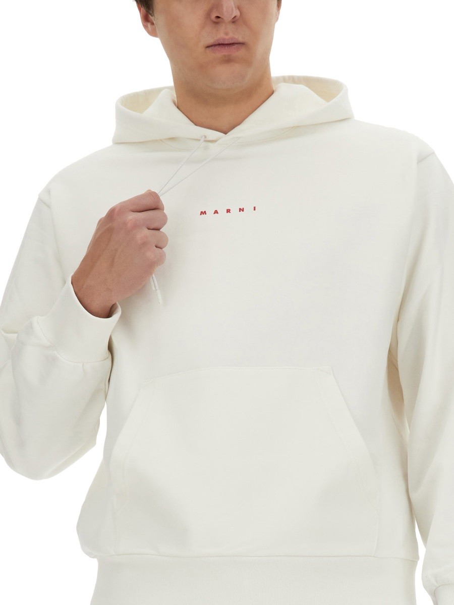 Marni - SWEATSHIRT WITH LOGO - Image 4