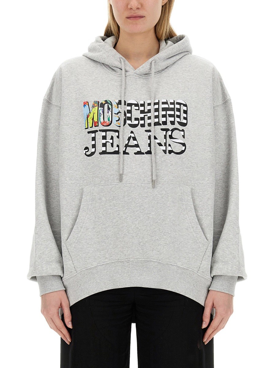 MOSCHINO JEANS SWEATSHIRT WITH LOGO