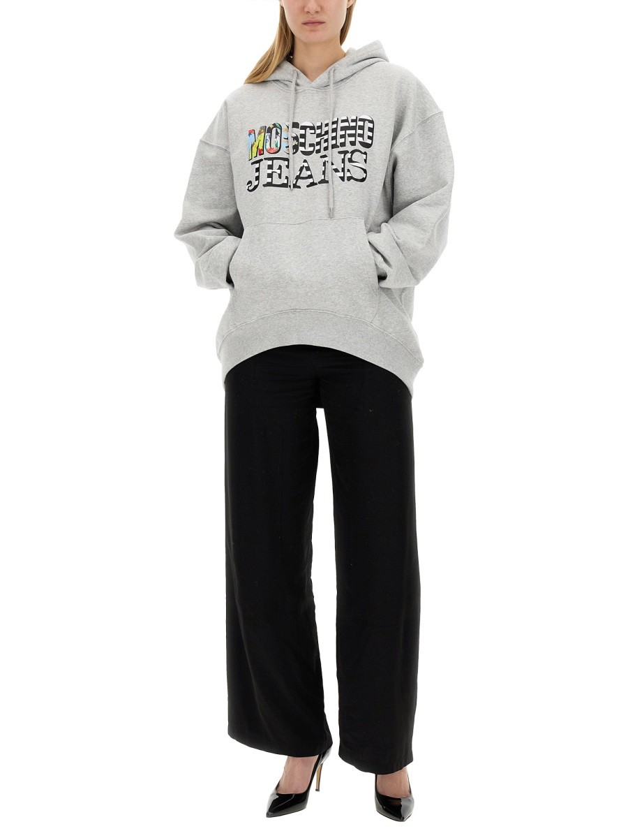 MOSCHINO JEANS - SWEATSHIRT WITH LOGO - Image 2